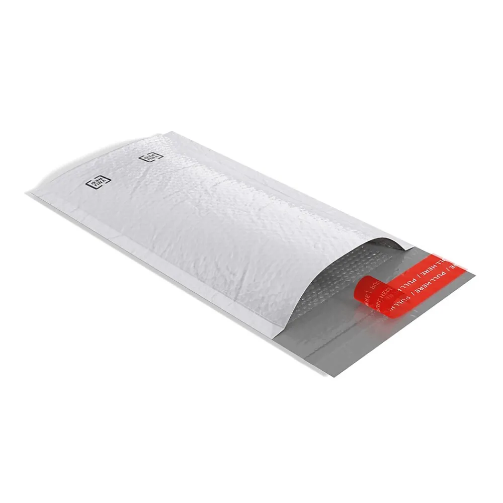 Best TRU RED ™ 5.75"W x 9"L Self-Sealing Bubble Mailer, #00, White, 25/Carton (TR56616B)