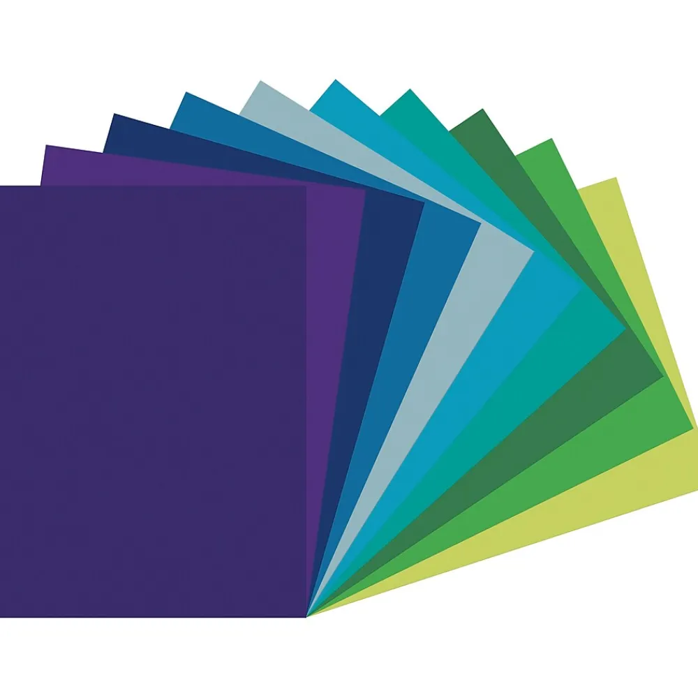 Construction Paper*Tru-Ray 9" x 12" Construction Paper, Cool Assorted, 150 Sheets/Pack (P6687)