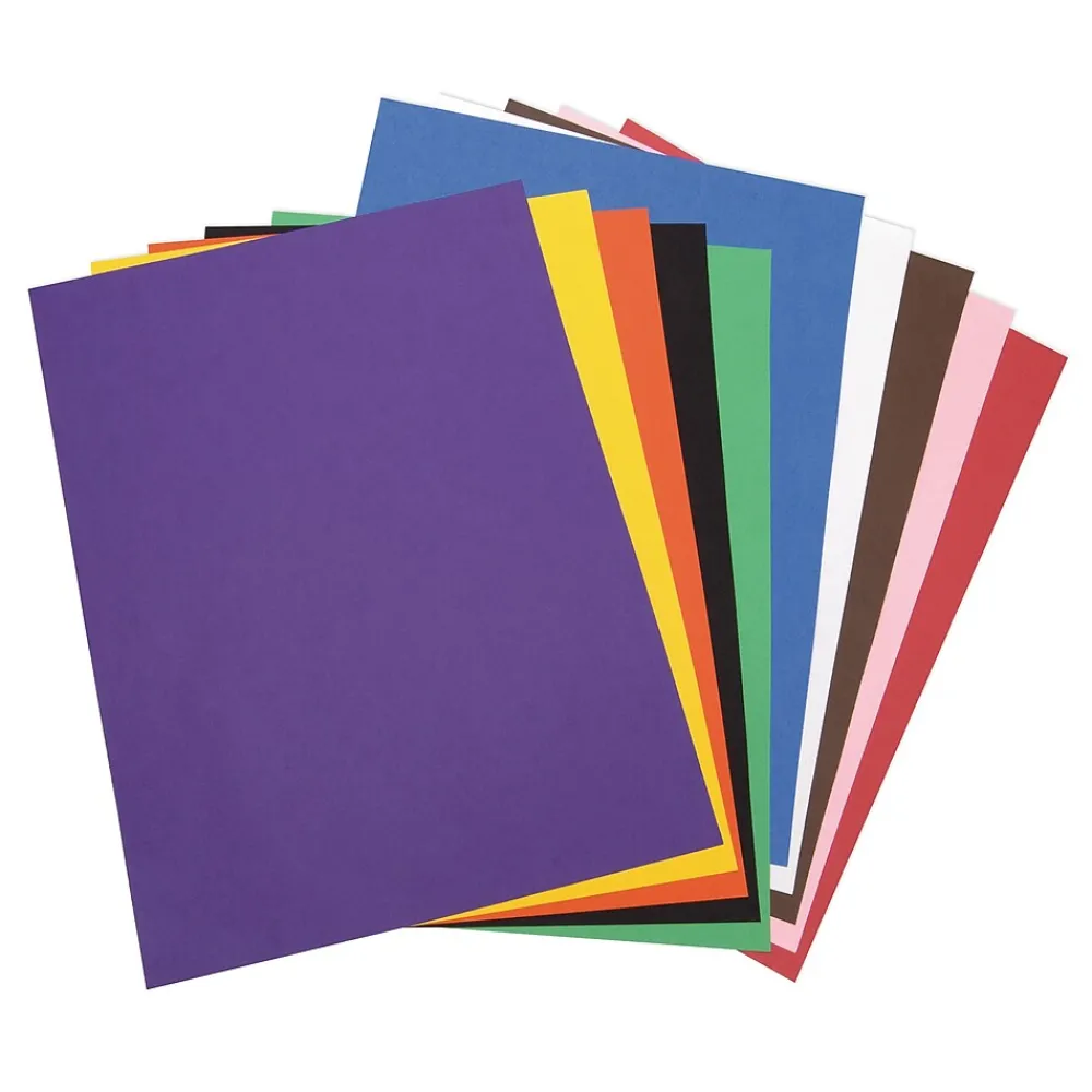 Construction Paper*Tru-Ray 9" x 12" Construction Paper, Assorted Colors, 50 Sheets (P103031)