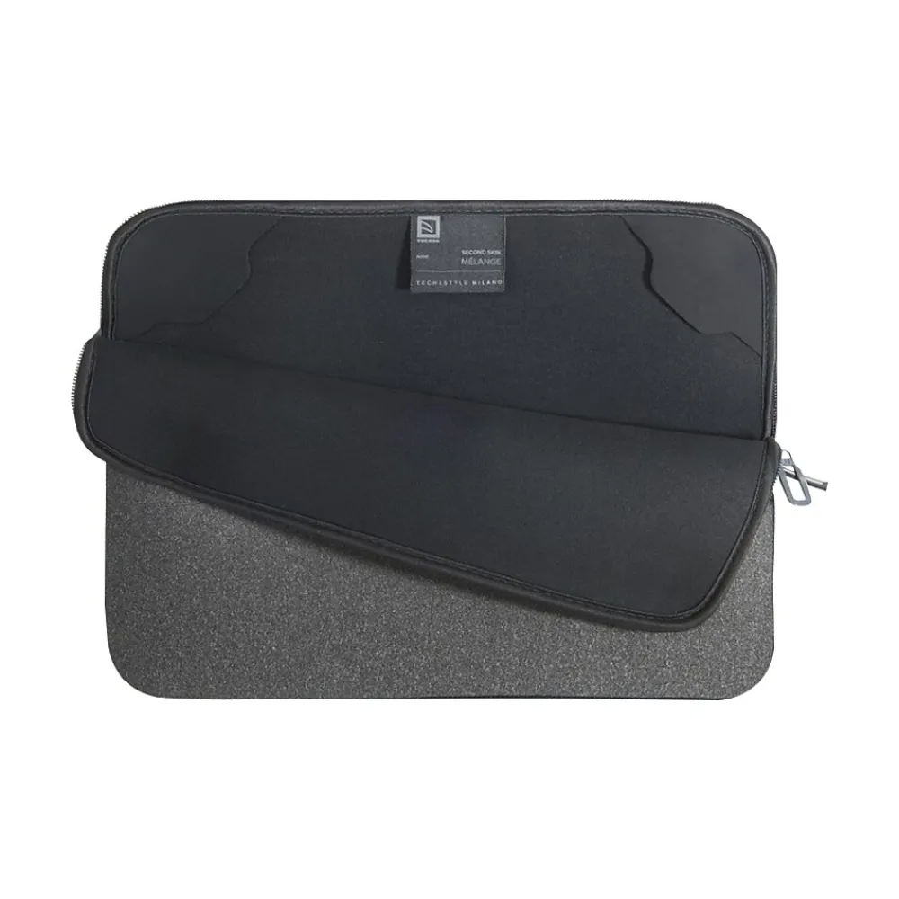 Mélange Second Skin Neoprene Laptop Sleeve for 14" Laptops, Black (BFM1314-BK)<Tucano
