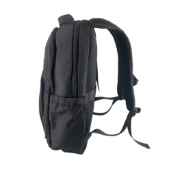 TUCCI BIKER Laptop Backpack, Medium, Black (T0573)