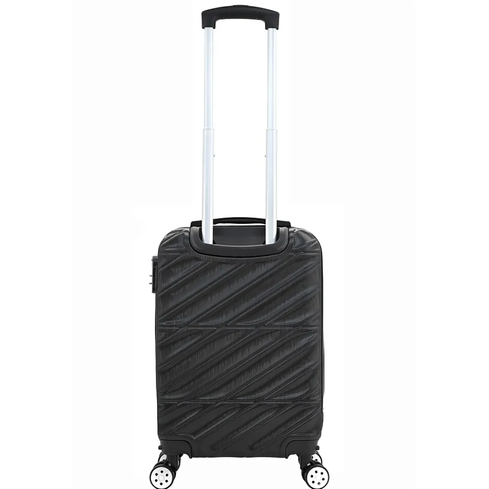 Hardside Spinner Carry-On Luggage Set, TSA Checkpoint Friendly (T0533-04PC-BLK)<TUCCI Discount