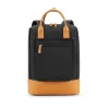 TUCCI Laptop Backpack, Medium, Black (T0636)
