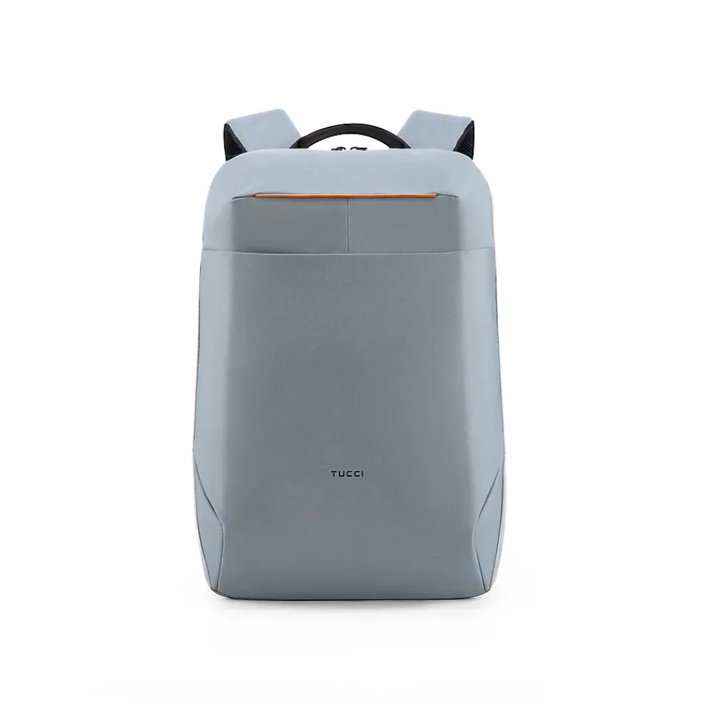 TUCCI Laptop Backpack, Medium, Blue (T0598)