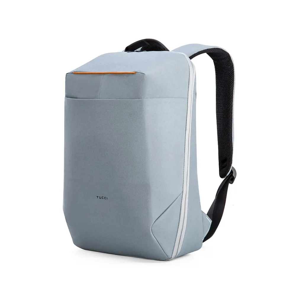 TUCCI Laptop Backpack, Medium, Blue (T0598)