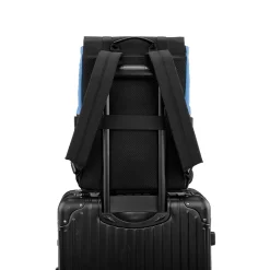 TUCCI Laptop Backpack, Medium, Black (T0638)
