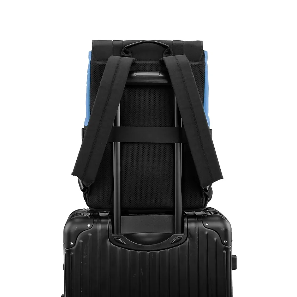 TUCCI Laptop Backpack, Medium, Black (T0638)