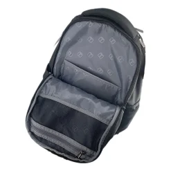 TUCCI Laptop Backpack, Medium, Black (T0571)