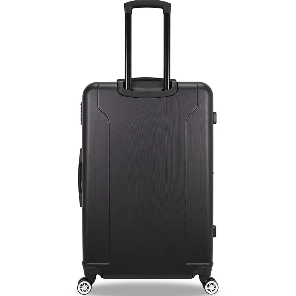 2-Piece Hardside Spinner Luggage Set, TSA Checkpoint Friendly, Black (S0536-02PC-BLK)<TUCCI Sale