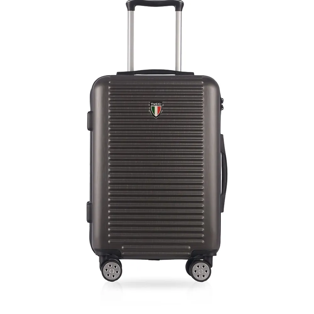 3-Piece Hardside Spinner Carry-On Luggage Set, TSA Checkpoint Friendly (T0280-03PC-CHL)<TUCCI Hot