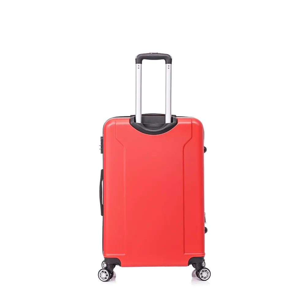 4-Piece Hardside Spinner Carry-On Luggage Set, TSA Checkpoint Friendly (S0536-04-RED)<TUCCI Online