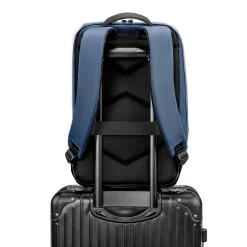TUCCI TrailTackle Laptop Backpack, Medium, Blue (T0597)