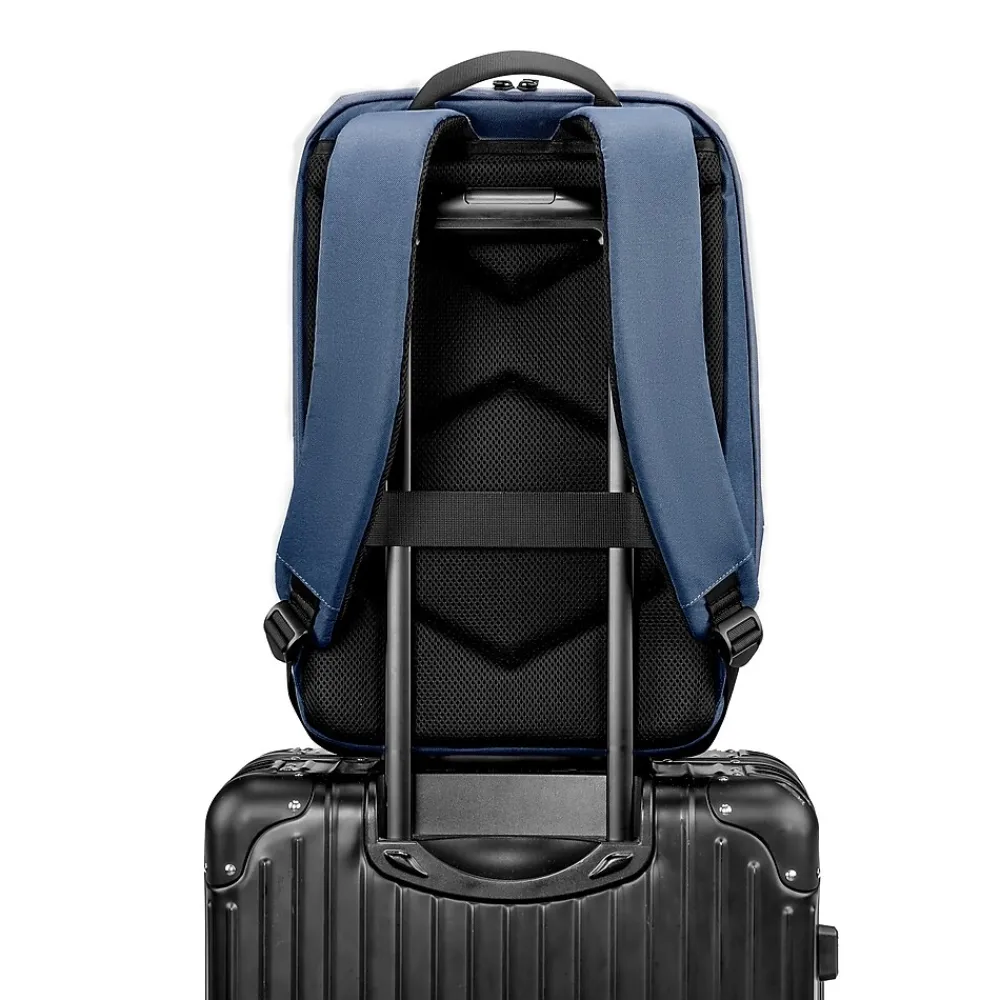 TUCCI TrailTackle Laptop Backpack, Medium, Blue (T0597)