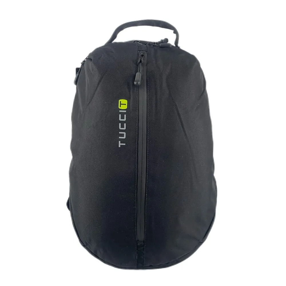 TUCCI URBAN SPORT Laptop Backpack, Medium, Black (T0562)