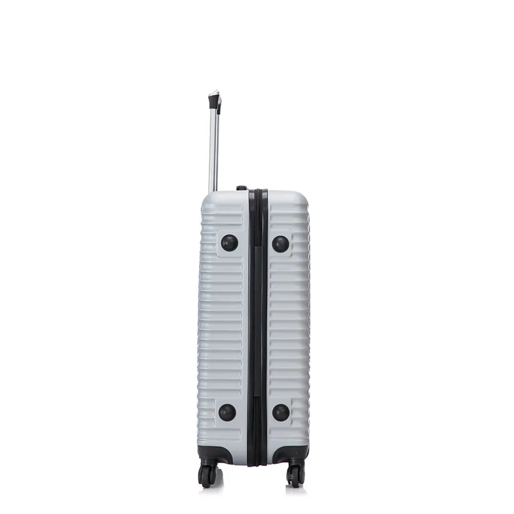 VOYAGE Vertice Hardside Spinner Luggage Set, TSA Checkpoint Friendly, (V0001-02PC-SLV)<TUCCI Online