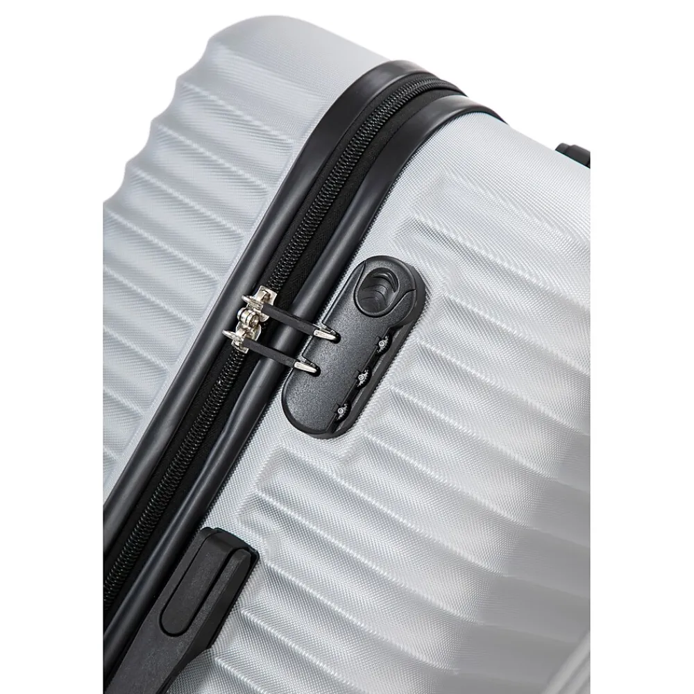 VOYAGE Vertice Hardside Spinner Luggage Set, TSA Checkpoint Friendly, (V0001-02PC-SLV)<TUCCI Online