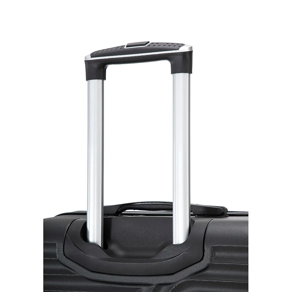 VOYAGE Vertice 2-Piece Hardside Spinner Luggage Set, TSA Checkpoint Friendly, (V0001-02PC-BLK)<TUCCI New