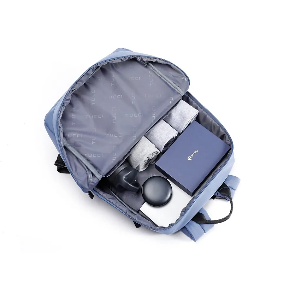 TUCCI WarriorPack Laptop Backpack, Medium, Blue (T0633)