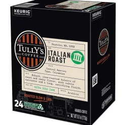 Tully's Coffee Italian Coffee Keurig® K-Cup® Pods, 96/Carton (GMT193019CT)