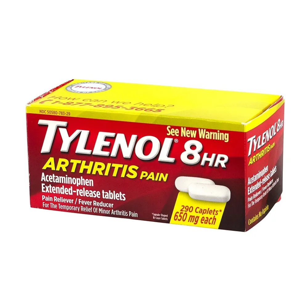 8-Hour Arthritis Pain Extended-Release Tablets, 650mg, 290 Count (83829)<Tylenol