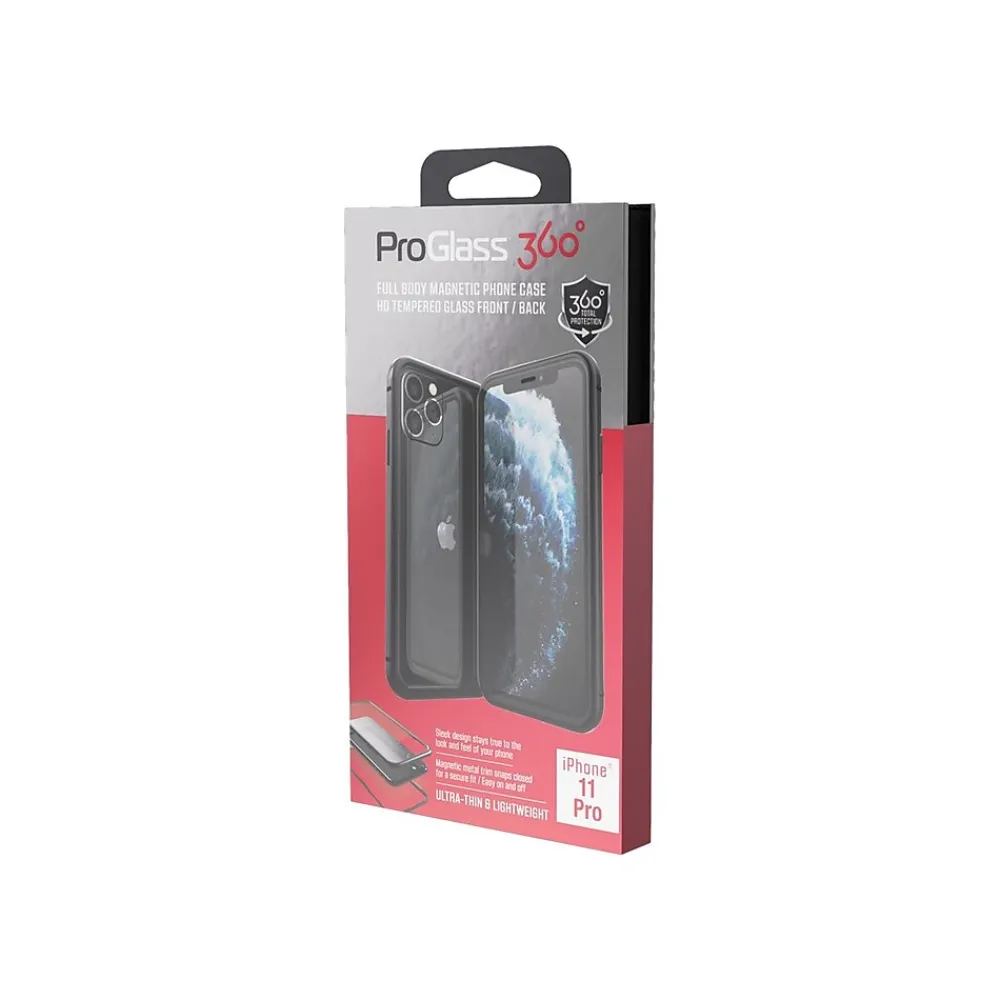 Tzumi ProGlass Transparent/Black Case for iPhone 11 Pro (7273ST)