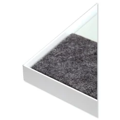 Dry Erase*U Brands Combination Dry-Erase Whiteboard, Aluminum Frame, 2' x 1.5' (3196U00-01)