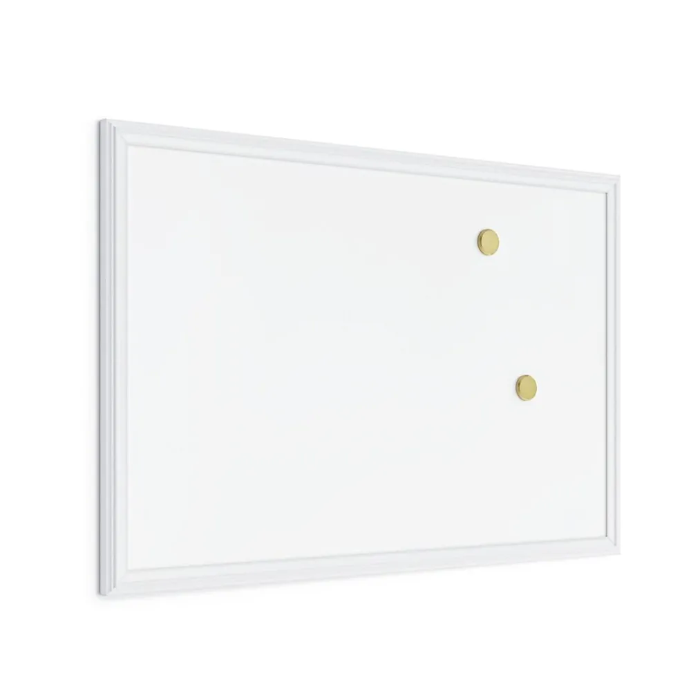 Dry Erase*U Brands Magnetic Dry Erase Whiteboard, White Decor Frame, 30" x 20" (2071U00-01)