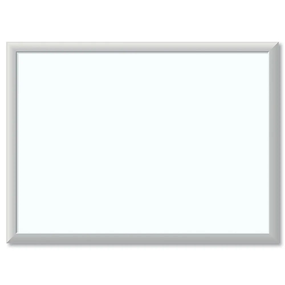 Dry Erase*U Brands Melamine Dry Erase Whiteboard, Silver Aluminum Frame, 23" x 17" (00030AANNN)