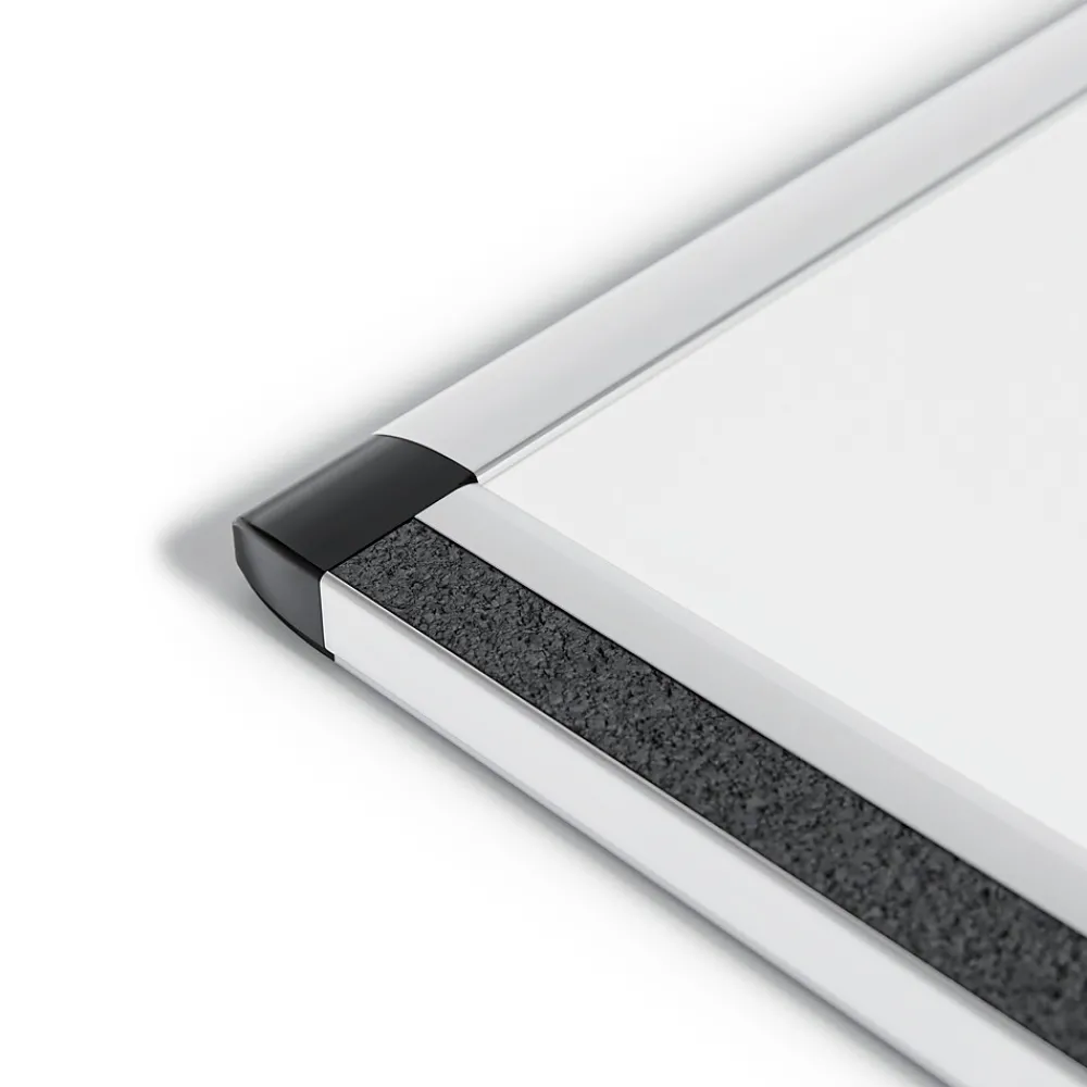 Dry Erase*U Brands PINIT Steel Dry-Erase Whiteboard, Aluminum Frame, 3' x 2' (2805U00-01)