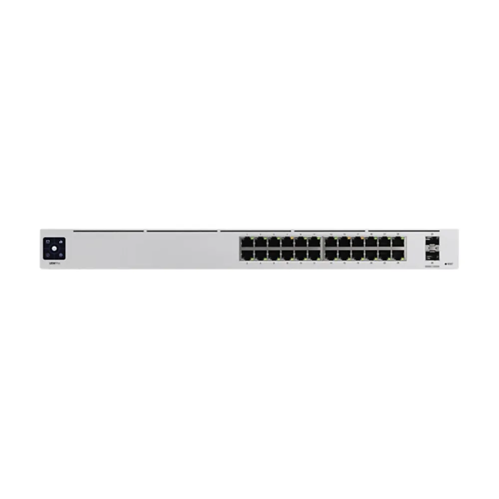 Ubiquiti UniFi Pro 24-Port Gigabit Ethernet Managed Switch, 10/100/1000 Mbps, Silver (USW-PRO-24)