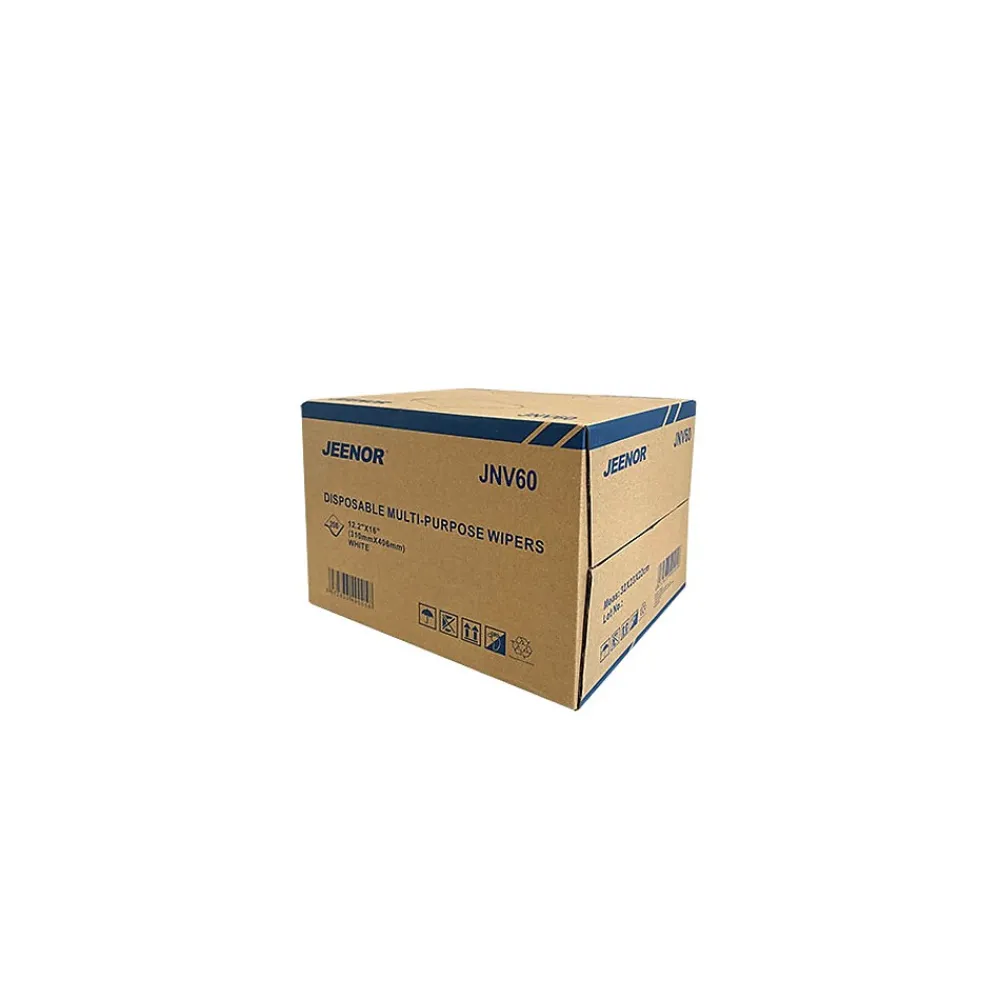 Nylon Cleaning Wipers, 16" x 12.2", White, 200 Wipers/Box (JNV60)<Unbranded Sale