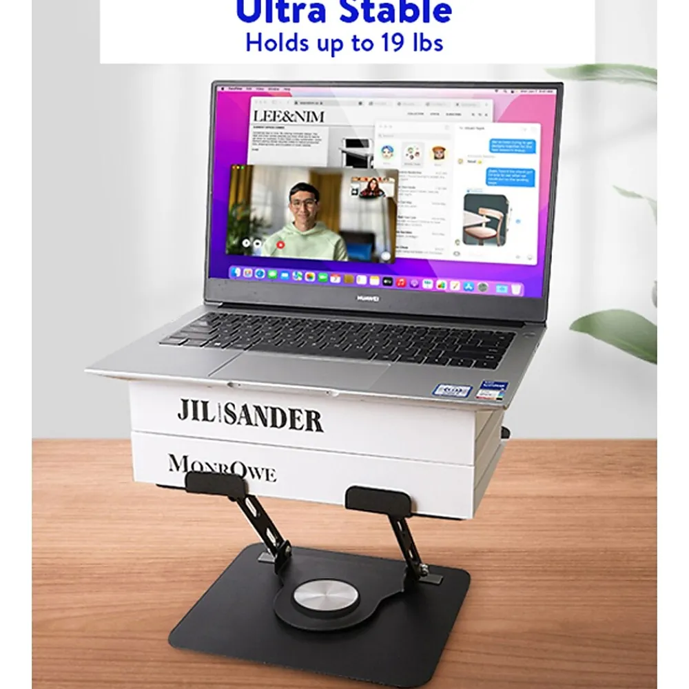 10.2" x 10" Metal Swivel Laptop Stand 2.0, (SLS-)<Uncaged Ergonomics Discount