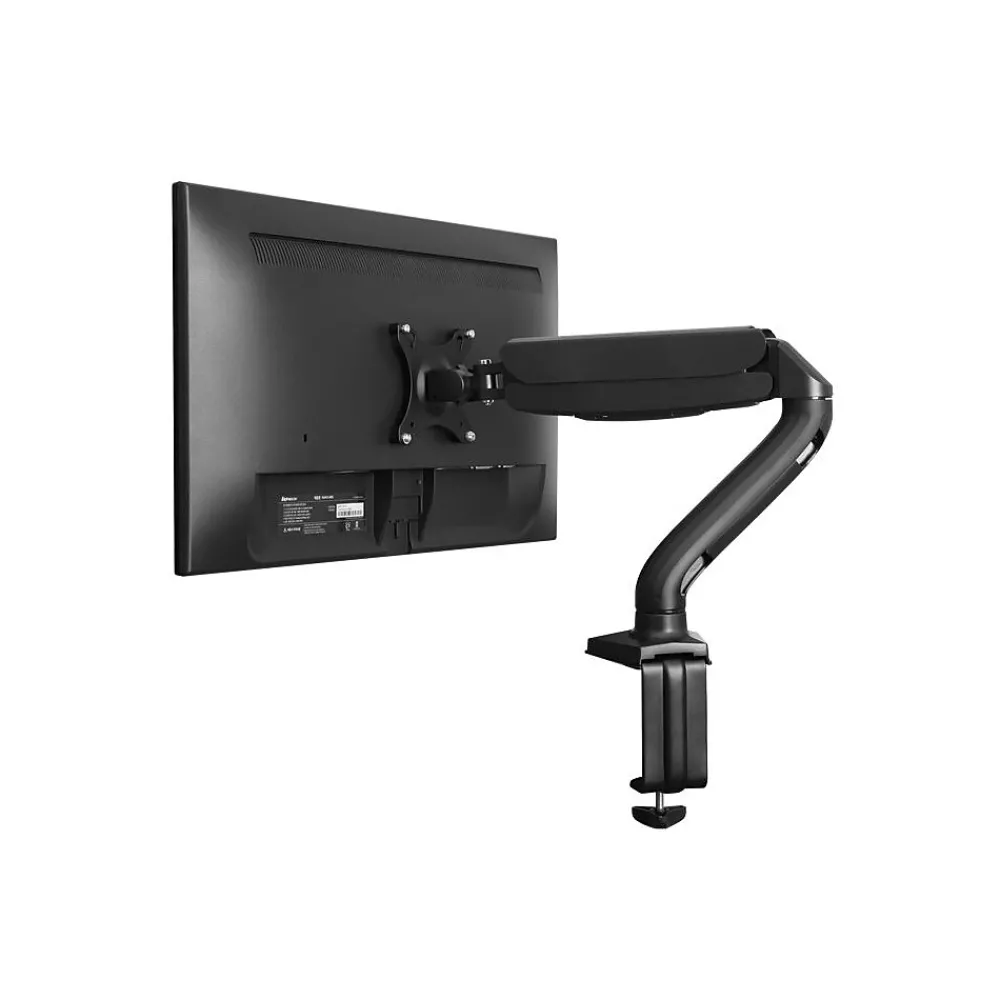 Outlet Uncaged Ergonomics Adjustable Single Computer Monitor LCD Arm/Mount, Black (MM-b)