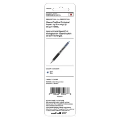 Pens|uni-ball 207 Gel-Ink Pen Refills, Medium Tip, Blue Ink, 2/pack (71207PP)