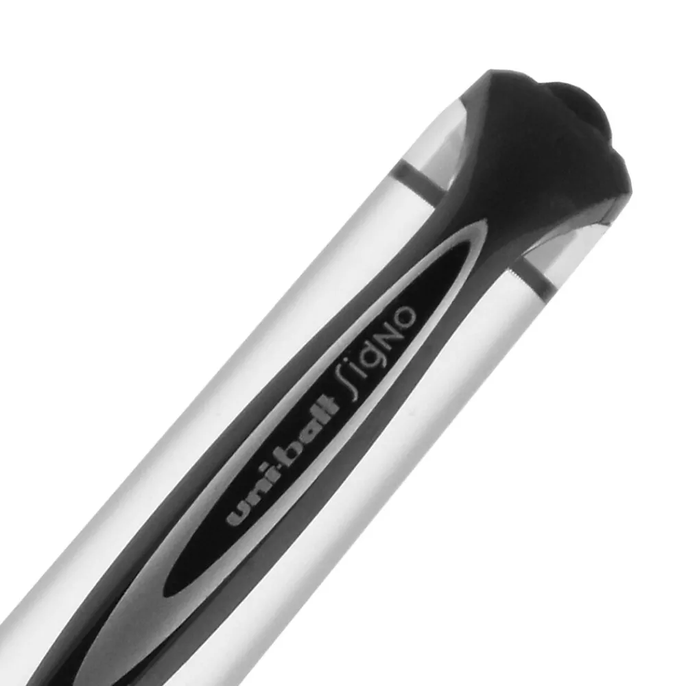 Pens|uni-ball 207 Impact Gel Pens, Bold Point, Black Ink, Dozen (65800)