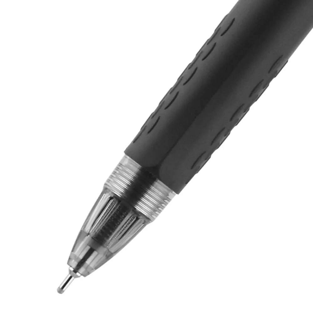 Pens|uni-ball uniball 207 Needle Retractable Gel Pens, Medium Point, 0.7mm, Black Ink, 4/Pack (1738430)