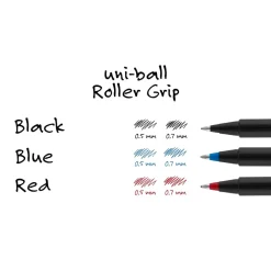 Pens|uni-ball uniball Deluxe Rollerball Pen, Micro Point, 0.5mm, Blue Ink (60027)