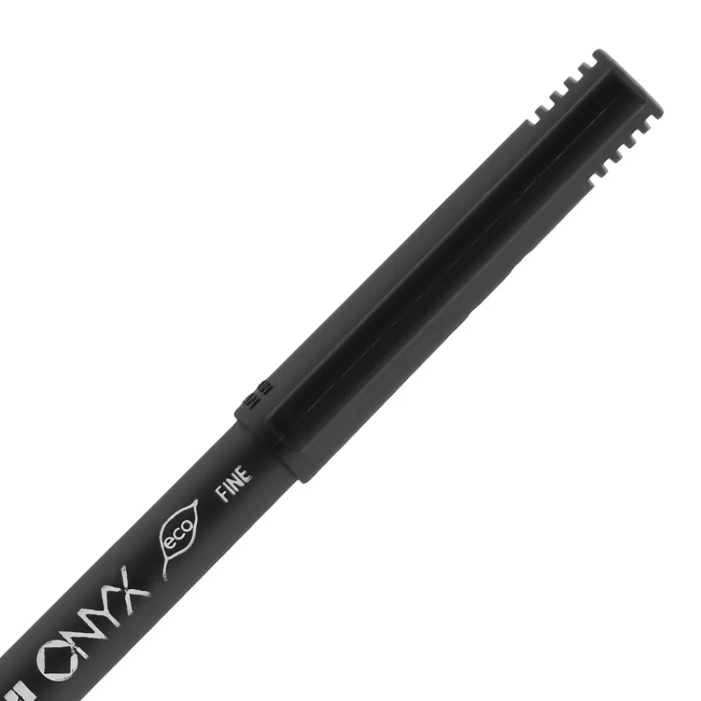 Pens|uni-ball uniball Onyx Rollerball Pen, Fine Point, 0.7mm, Red Ink, Dozen (60144)