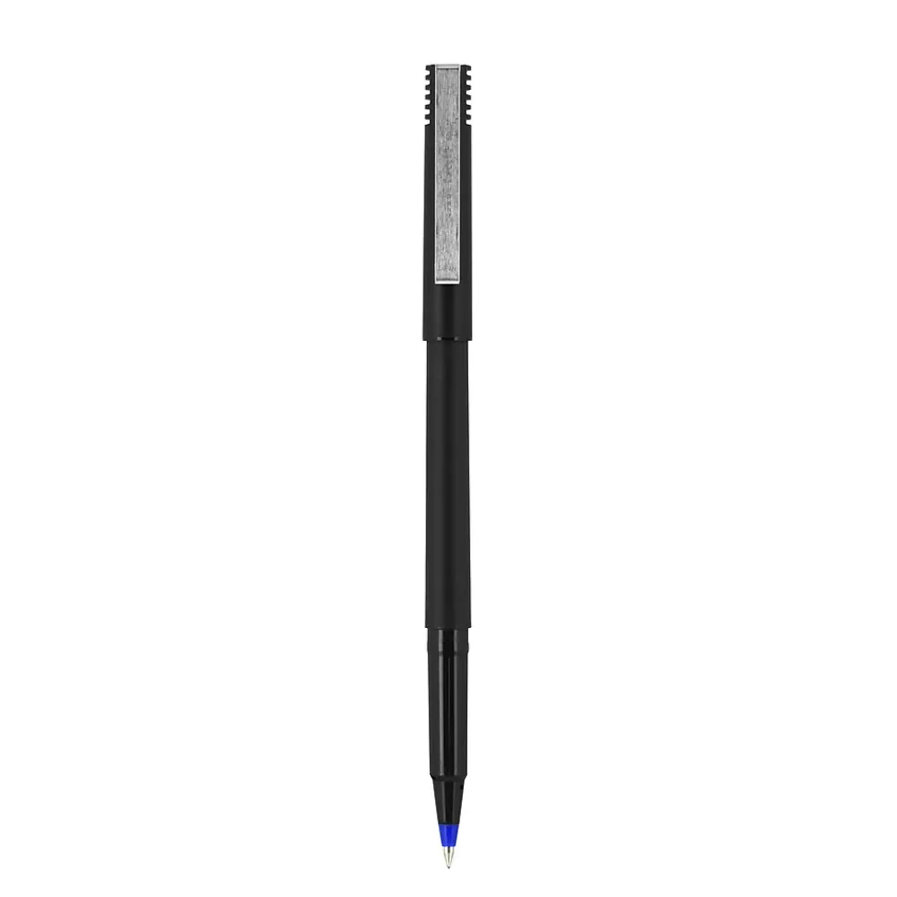 Pens|uni-ball uniball Roller Rollerball Pens, Micro Point, 0.5mm, Blue Ink (60153)