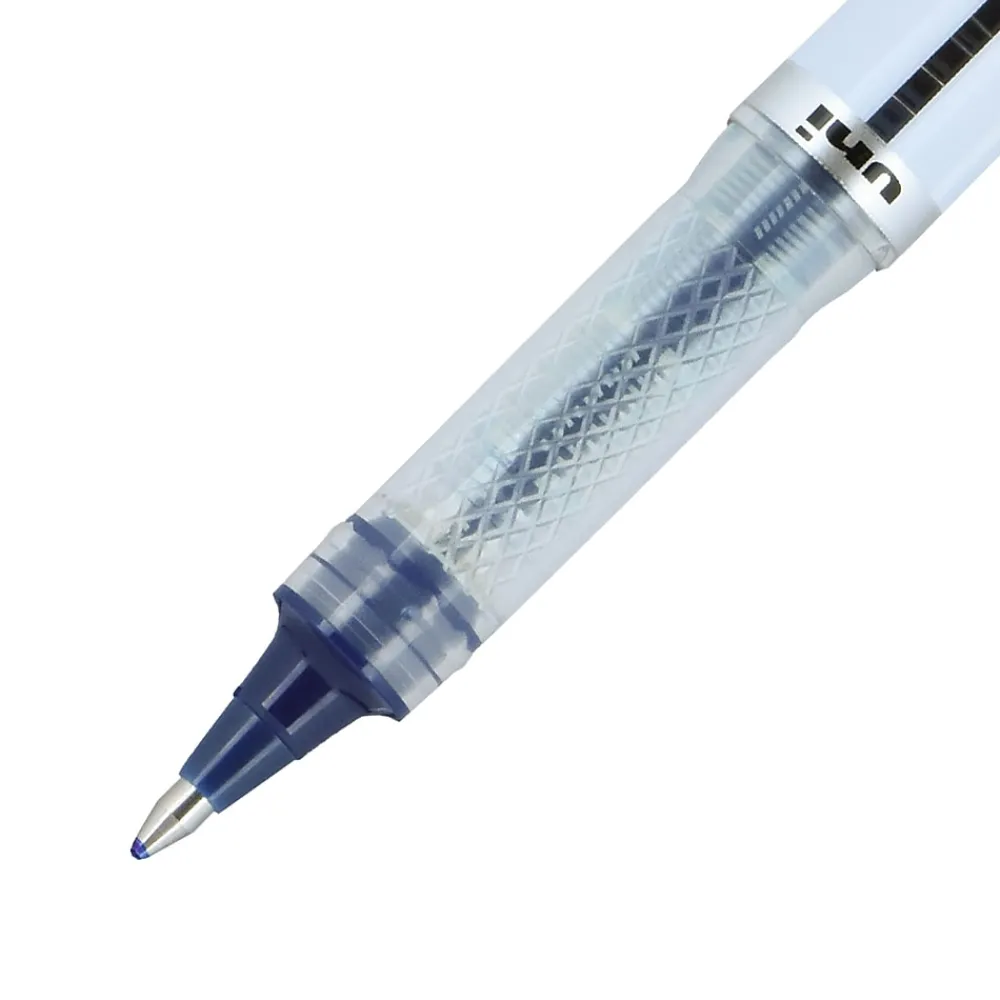 Pens|uni-ball Vision Elite BLX Rollerball Pens, Bold Point, 0.8mm, Blue/Black Ink (61232)