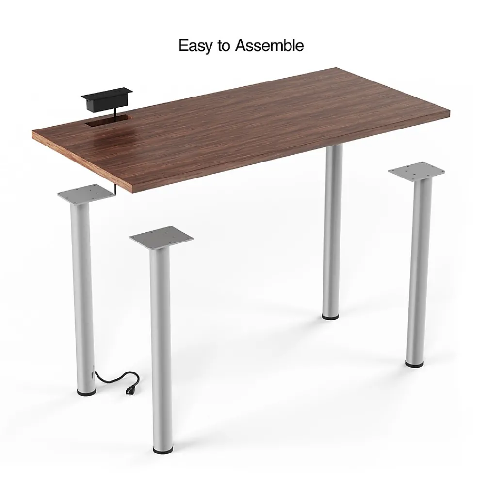 Office Desks*Union & Scale ™ Essentials 48"W Computer and Writing Desk, Espresso (UN56970)