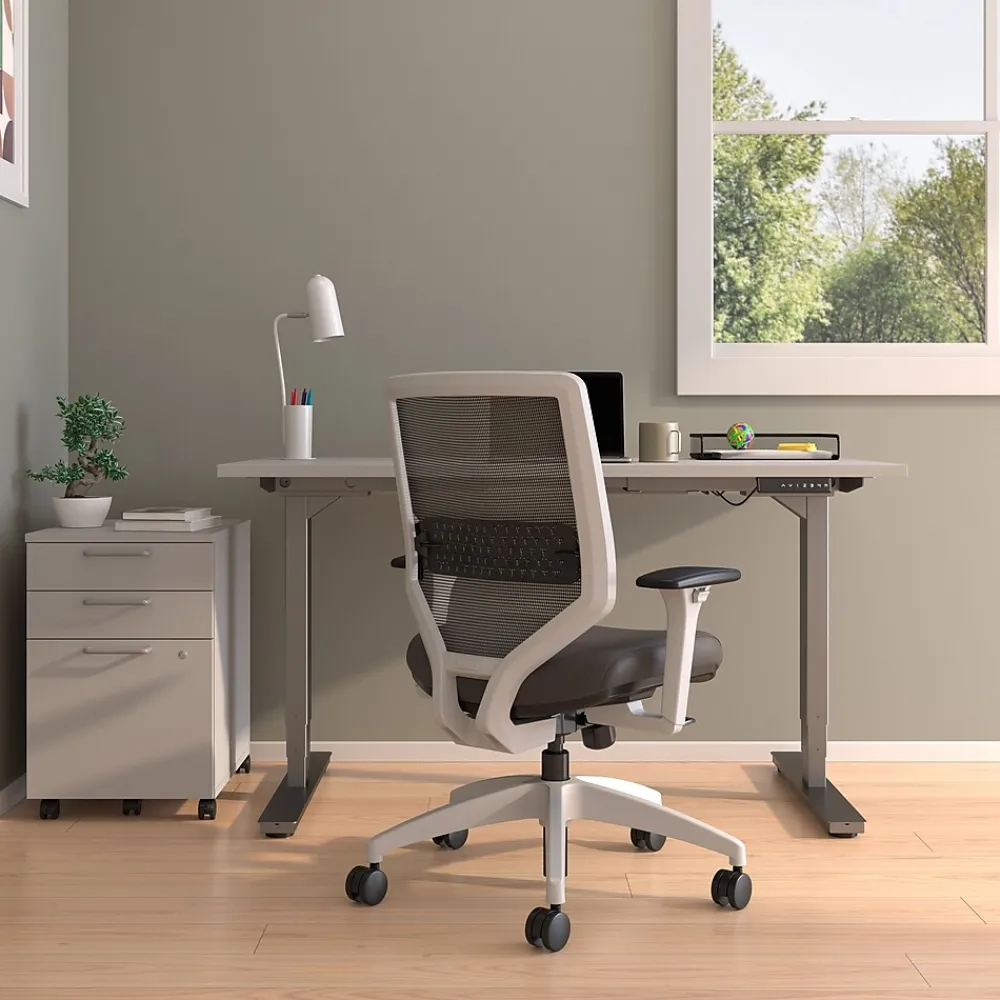Ergonomic Chairs*Union & Scale ™ Lewis Ergonomic Mesh Swivel Computer and Desk Chair, (UN55655-CC) Charcoal