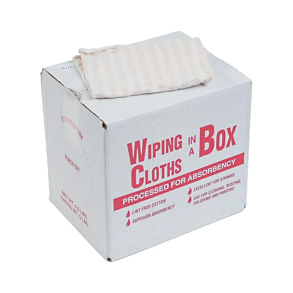 Cotton Cleaning Cloths, 8.25", Assorted Colors, 4.5 lbs. (455-05/N205CW05)<UNITED FACILITY SUPPLY Hot