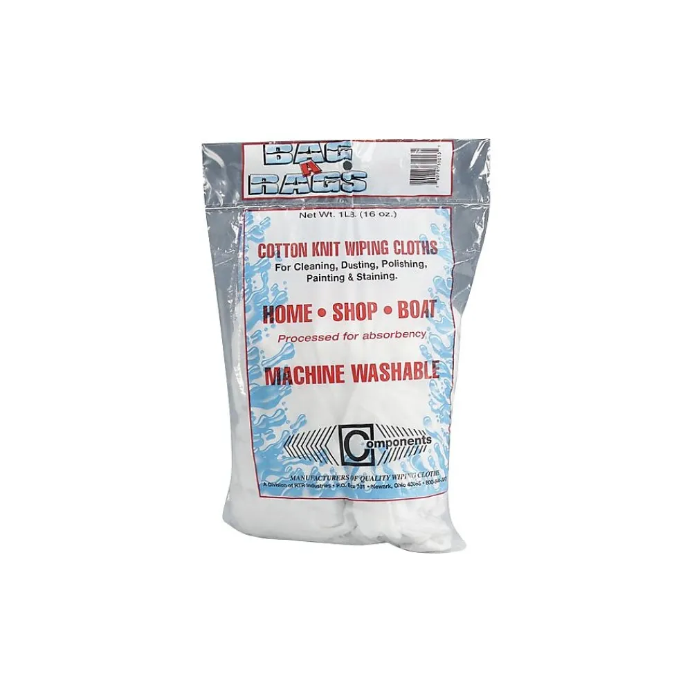 Cotton Cleaning Cloths, White, 1 lbs. (ufsn250cw01)<UNITED FACILITY SUPPLY Online