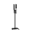Universal Automatic Floor Stand Hand Soap/Hand Sanitizer Dispenser, Black (F1406-S-T-S)<Unbranded