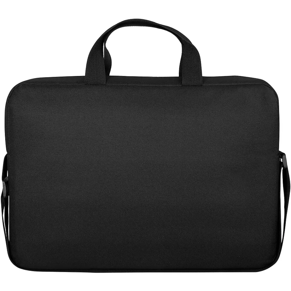 Laptop Bags|Urban Factory NYLEE 17.3" Polyester Water Resistant Laptop Bag, Black, 20/Pack (KIT17UBFX20PKSTP)