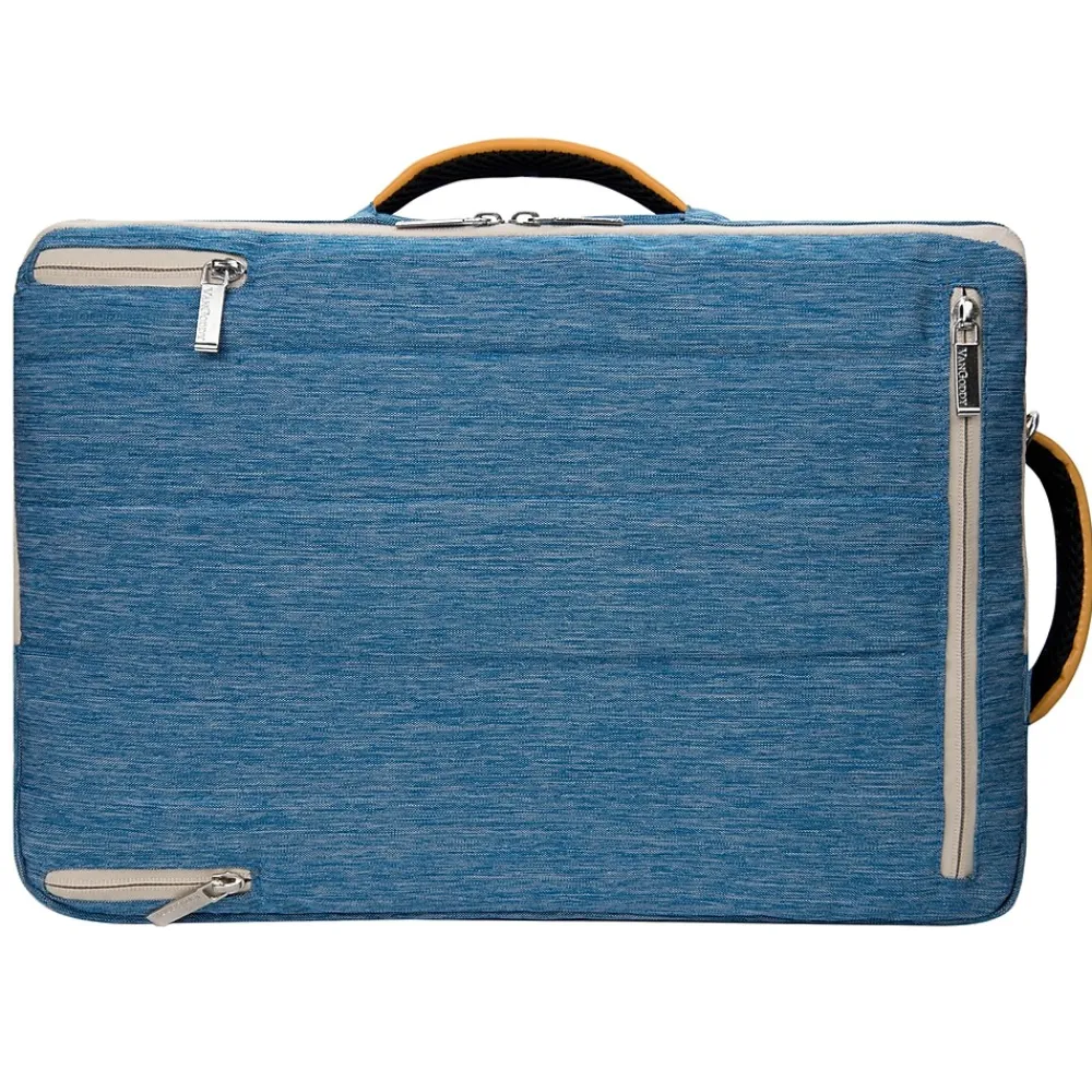 Laptop Backpack, Blue Nylon (LAPLEA041)<Vangoddy Sale