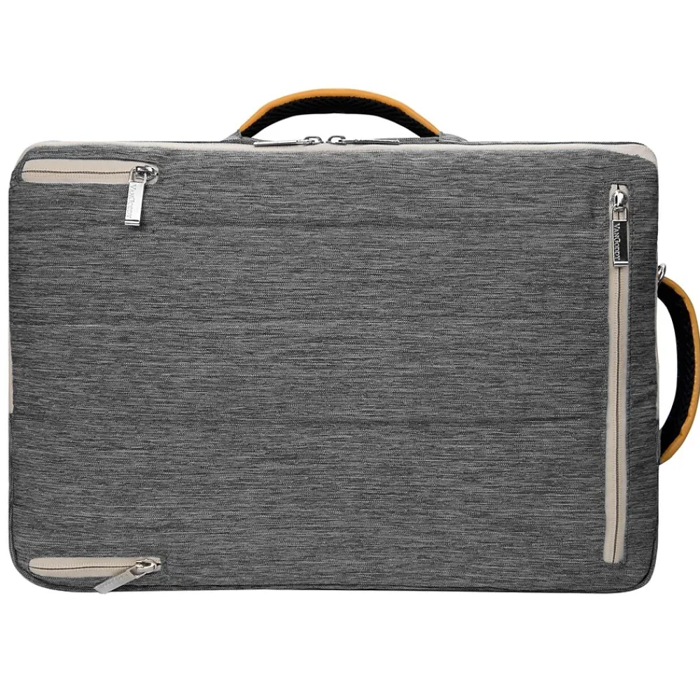 Laptop Messenger, Gray Nylon (LAPLEA022)<Vangoddy New