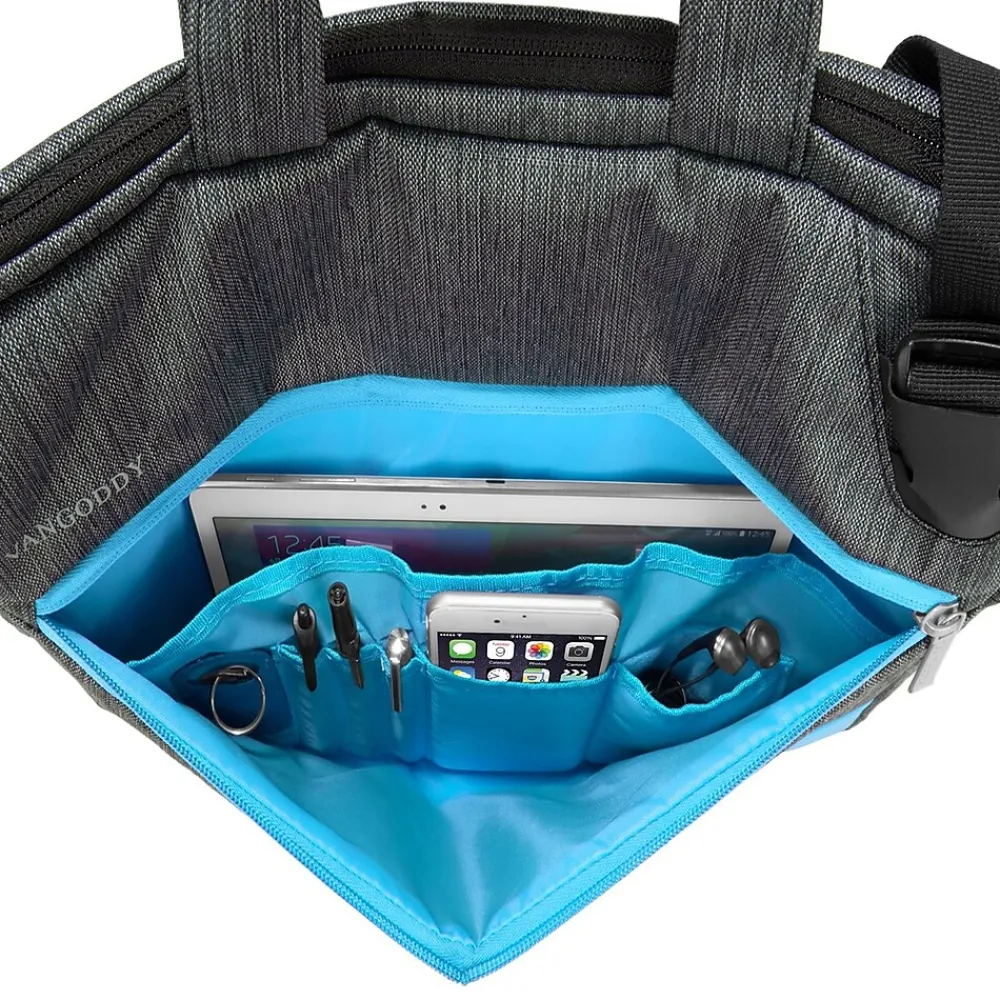 Wave Laptop Bag Fits up to 15.6" Laptops (Sky Blue)<Vangoddy Hot