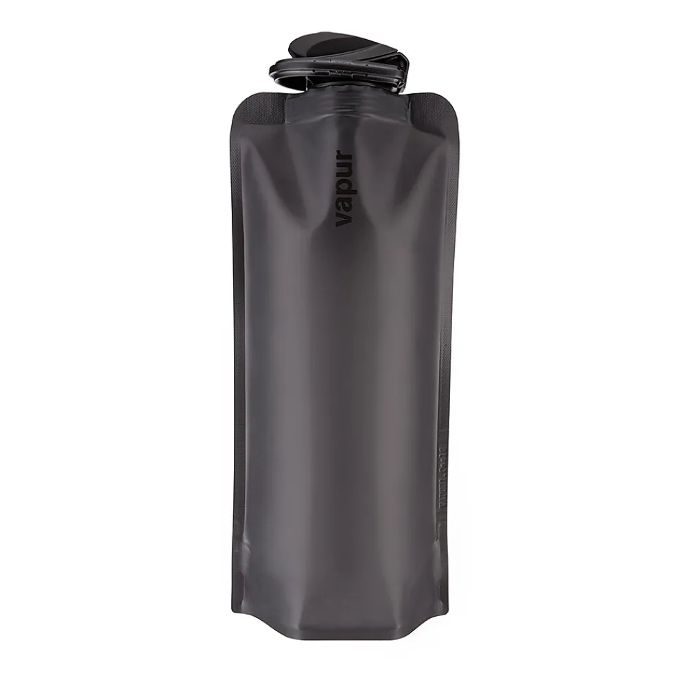 Vapur Anti-Bottle Collapsible Wide Mouth Water Bottle, 23 oz., Blackout (30177)